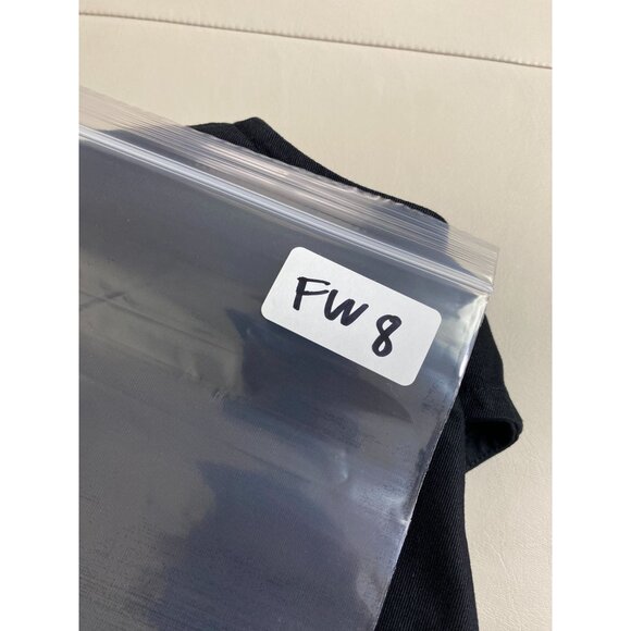 Ann Everett Asymmetrical Black Zip Front Tunic Size One Size M Grunge Streetwear - Picture 8 of 15